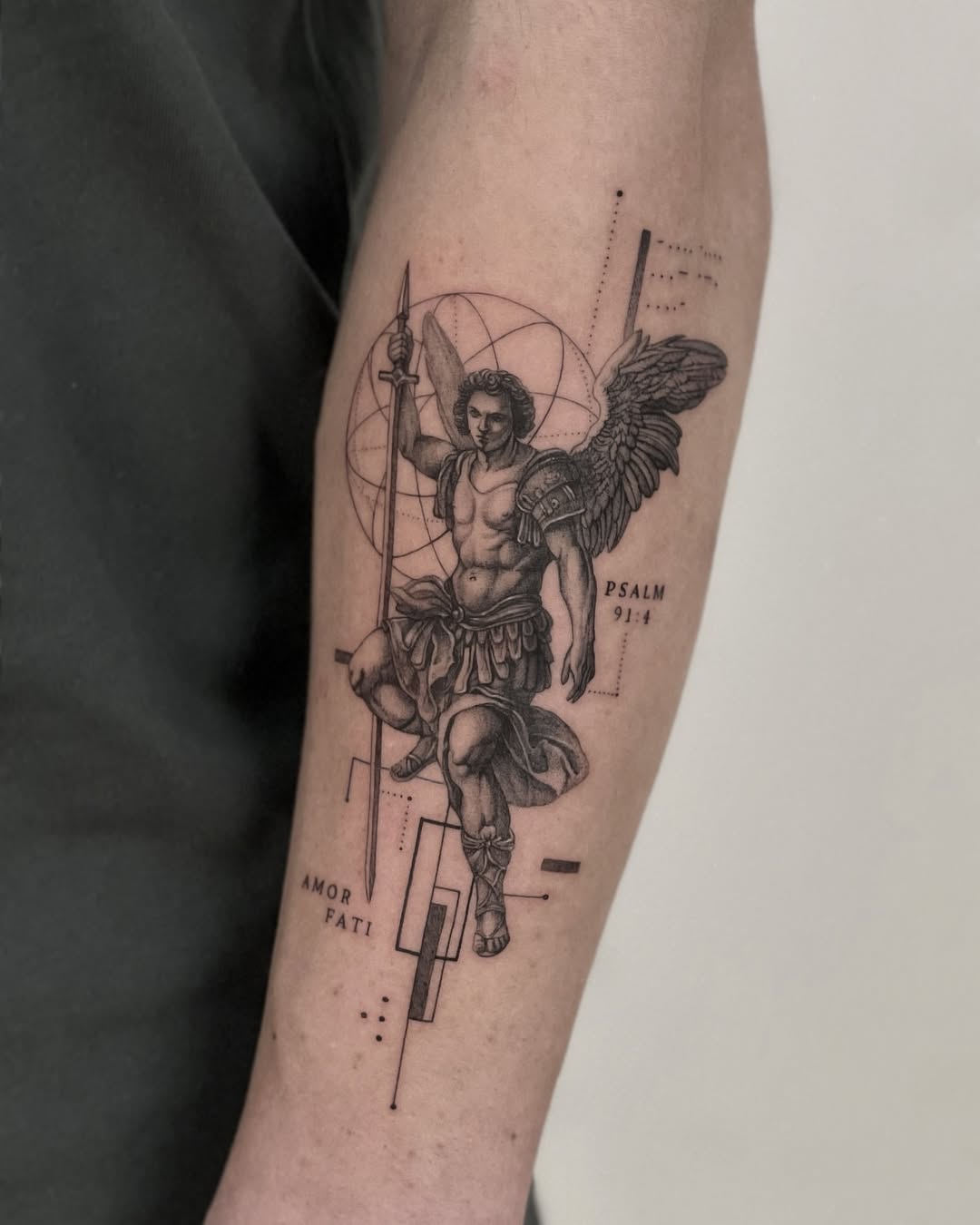 29 Powerful St Michael Tattoo Designs for Men and Women – Forearm, Sleeve, Geometric, Traditional