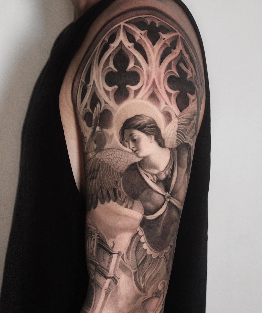 29 Powerful St Michael Tattoo Designs for Men and Women – Forearm, Sleeve, Geometric, Traditional
