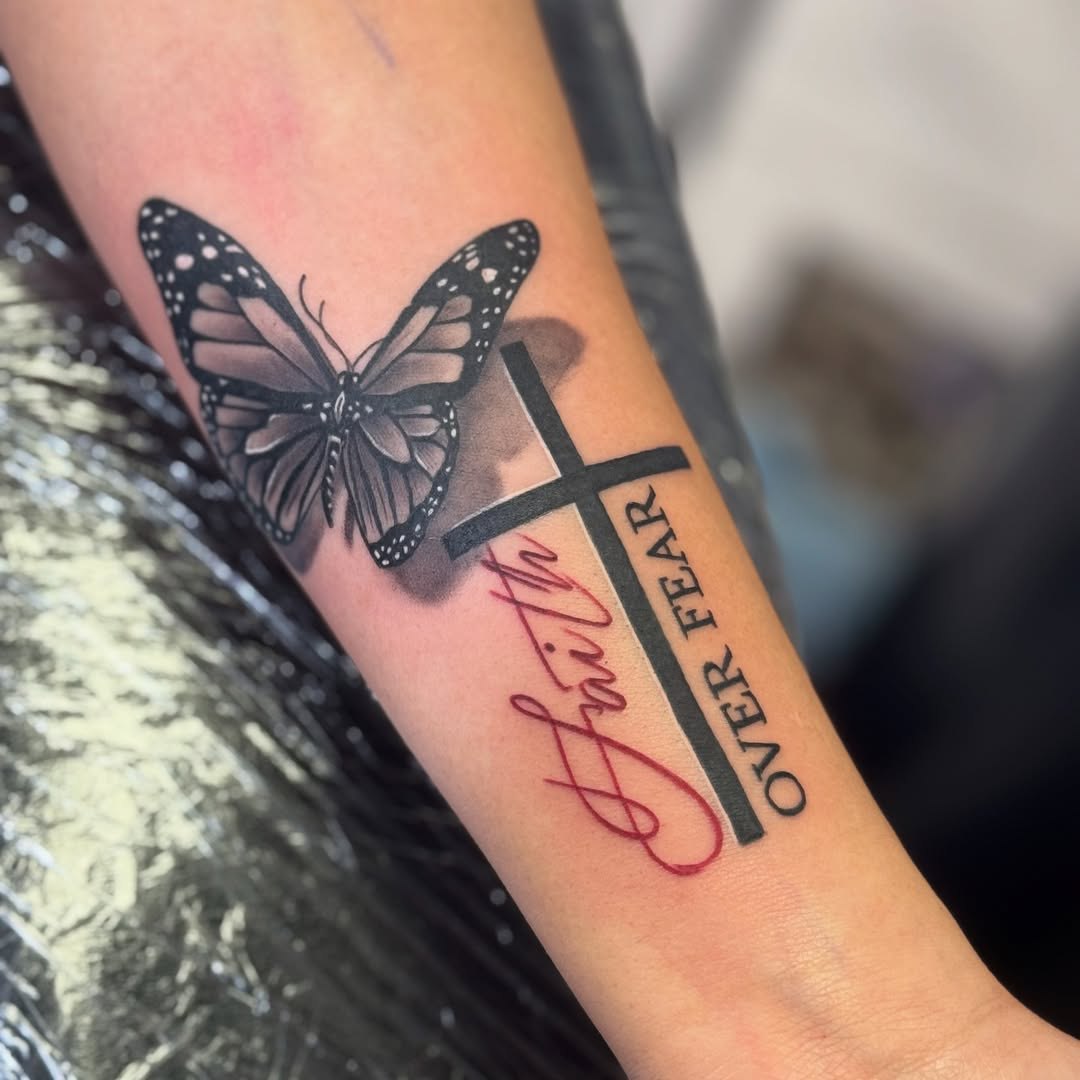 Faith Over Fear Tattoo 25  Designs That Inspire Strength and Courage