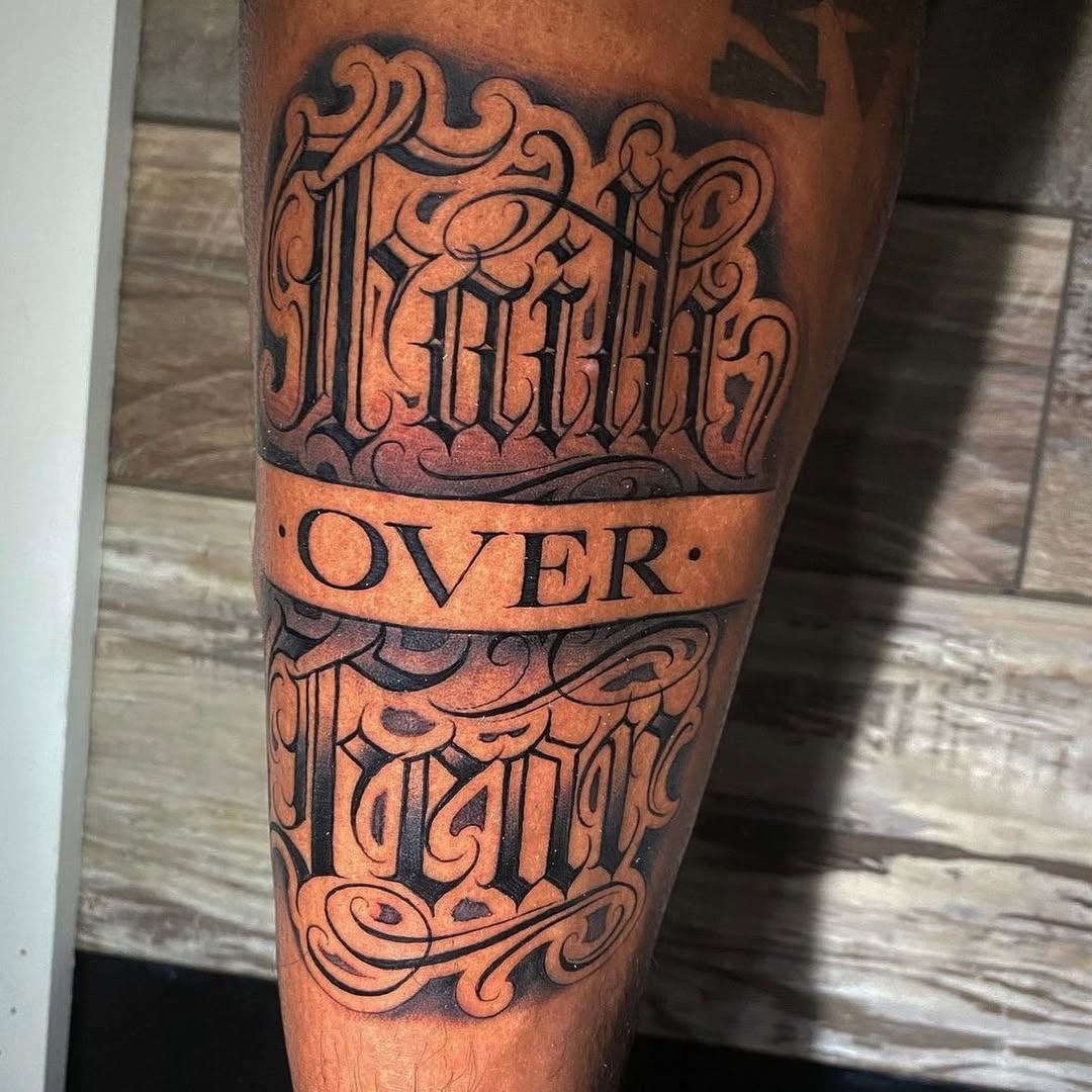 Faith Over Fear Tattoo 25  Designs That Inspire Strength and Courage