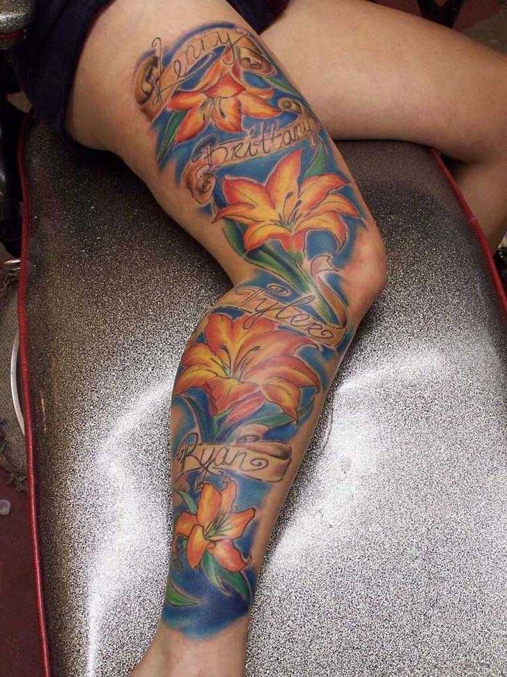 Hibiscus 27 Tattoo Ideas with Sleeve, Shoulder, Arm, Thigh &#038; Back Designs