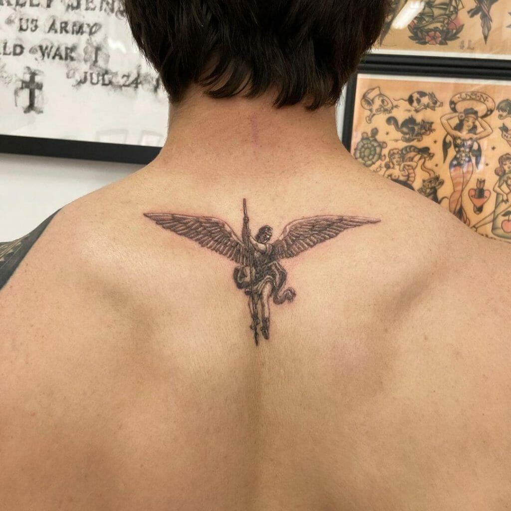 29 Powerful St Michael Tattoo Designs for Men and Women – Forearm, Sleeve, Geometric, Traditional