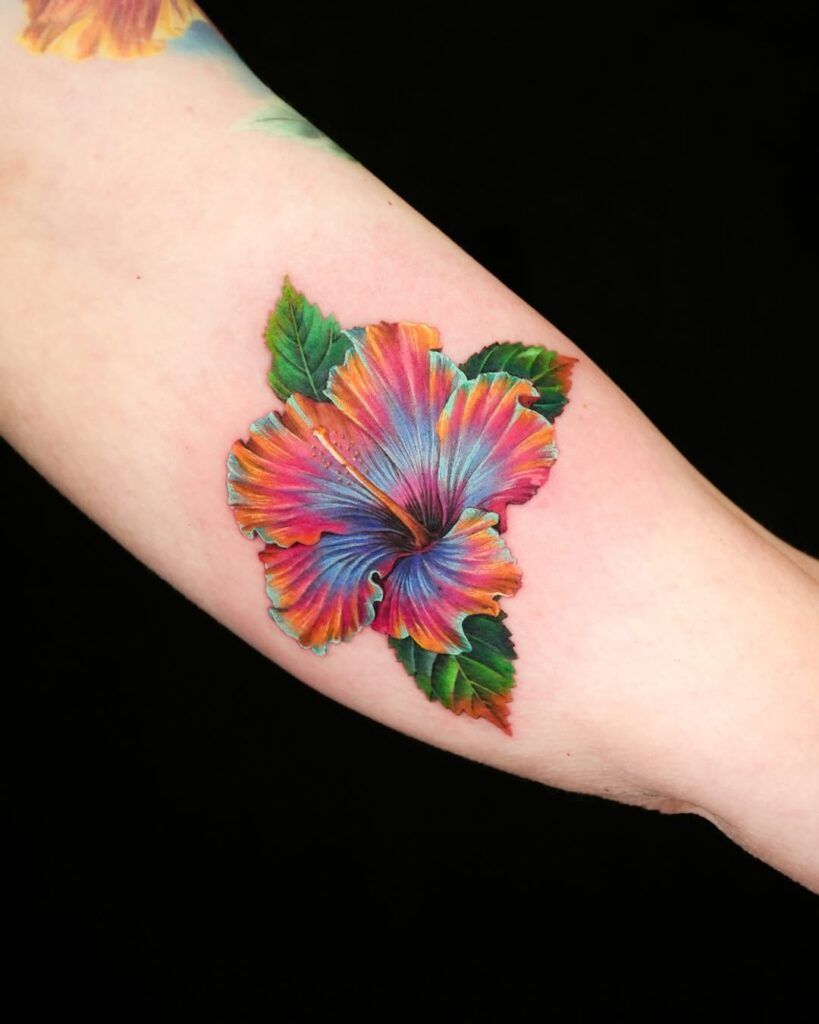 Hibiscus 27 Tattoo Ideas with Sleeve, Shoulder, Arm, Thigh &#038; Back Designs
