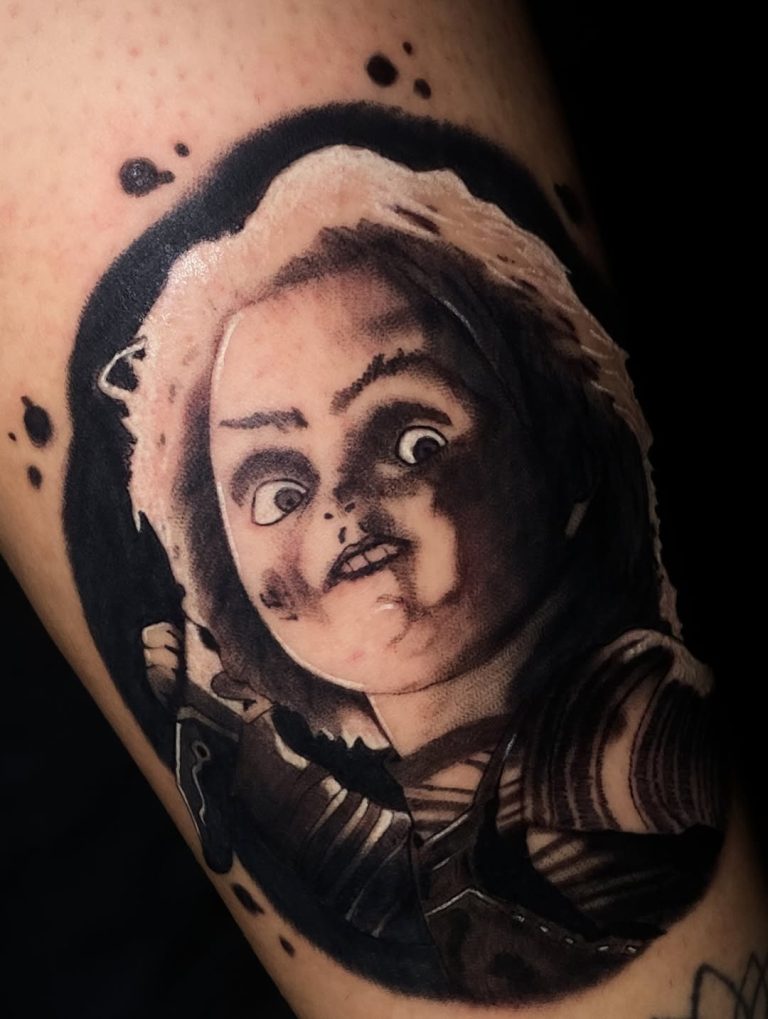 25 Chucky Tattoo Designs That Bring Horror Icons to Life