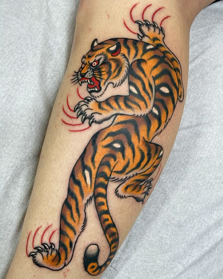 Japanese Tiger Tattoos – Traditional Designs, Sleeves, Chest &#038; Arm Ideas