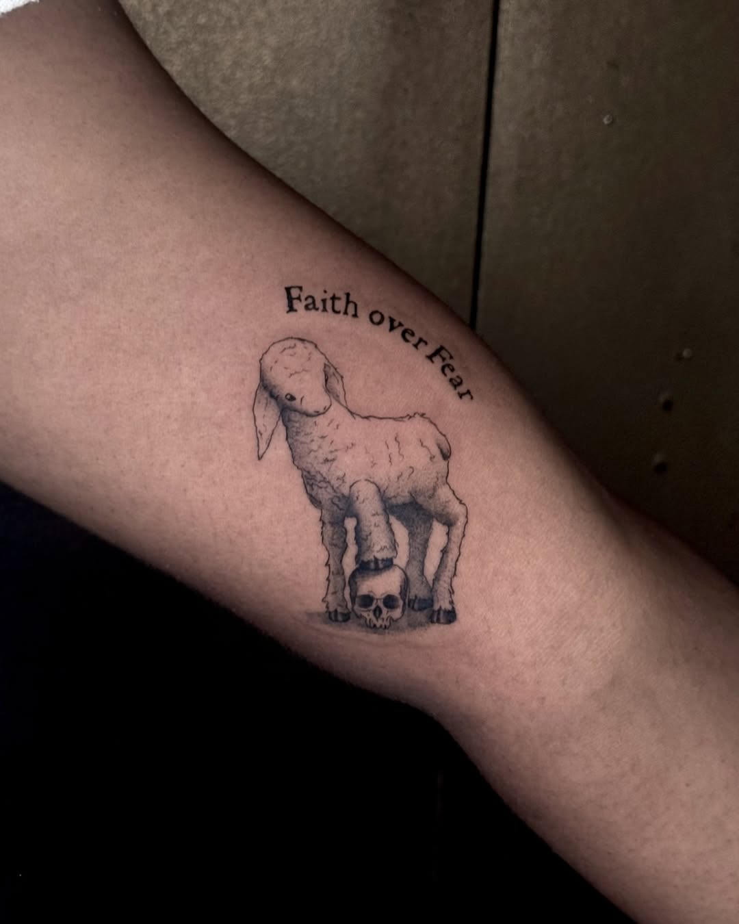 Faith Over Fear Tattoo 25  Designs That Inspire Strength and Courage