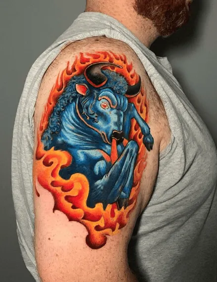 26 Bull Tattoo Ideas – Powerful Designs for Men and Feminine Taurus Zodiac Styles