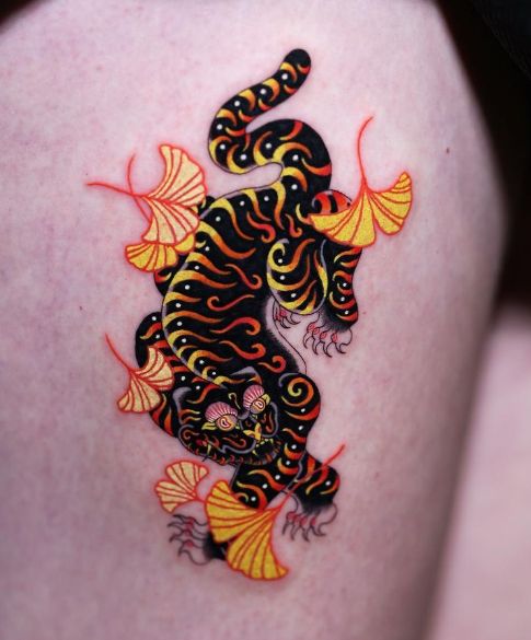Japanese Tiger Tattoos – Traditional Designs, Sleeves, Chest &#038; Arm Ideas