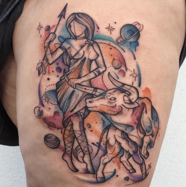 26 Bull Tattoo Ideas – Powerful Designs for Men and Feminine Taurus Zodiac Styles