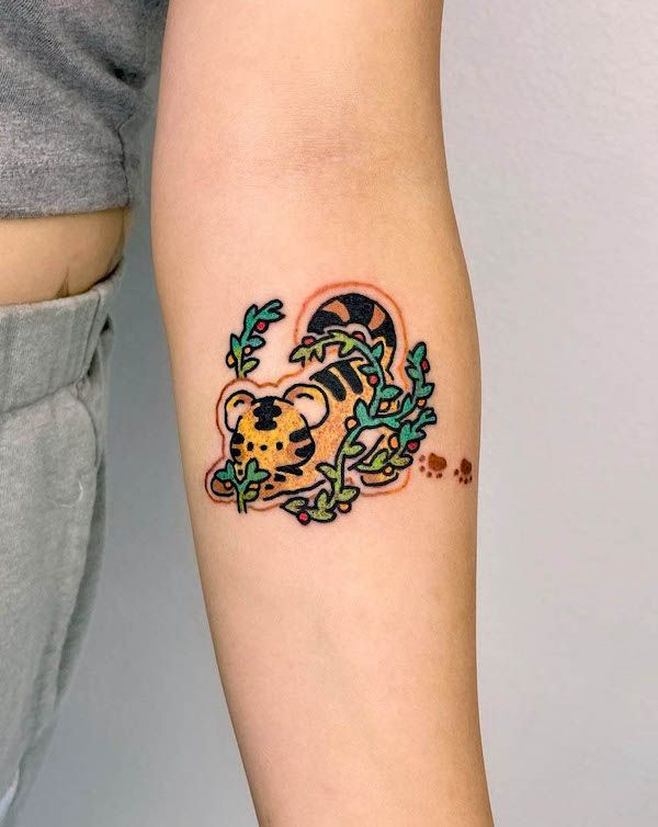 Japanese Tiger Tattoos – Traditional Designs, Sleeves, Chest &#038; Arm Ideas