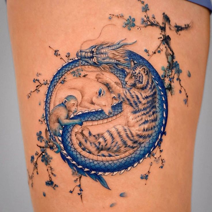Japanese Tiger Tattoos – Traditional Designs, Sleeves, Chest &#038; Arm Ideas