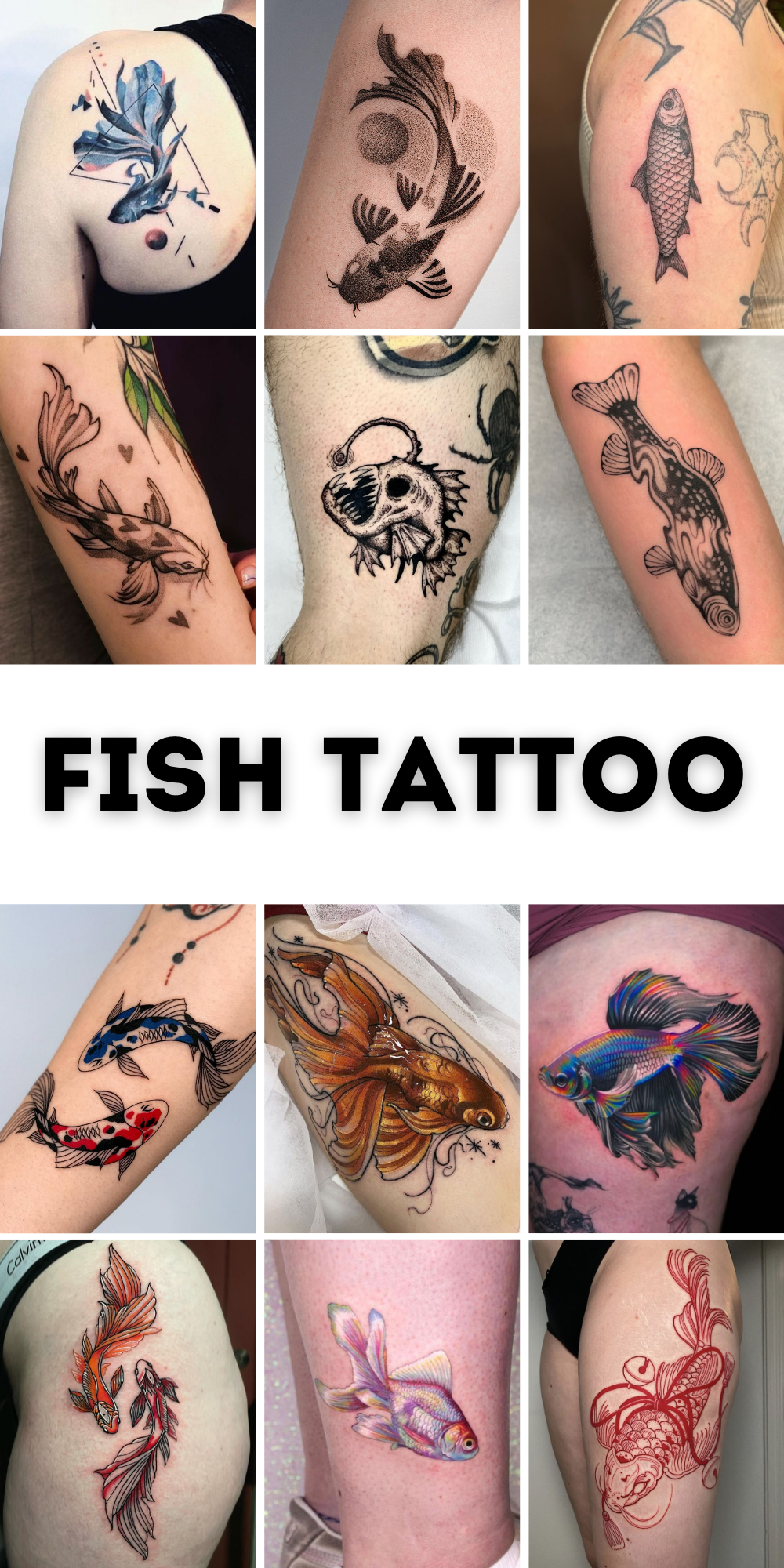 27 Fish Tattoo Designs With Meaning – Koi, Minimalist, and Traditional Styles