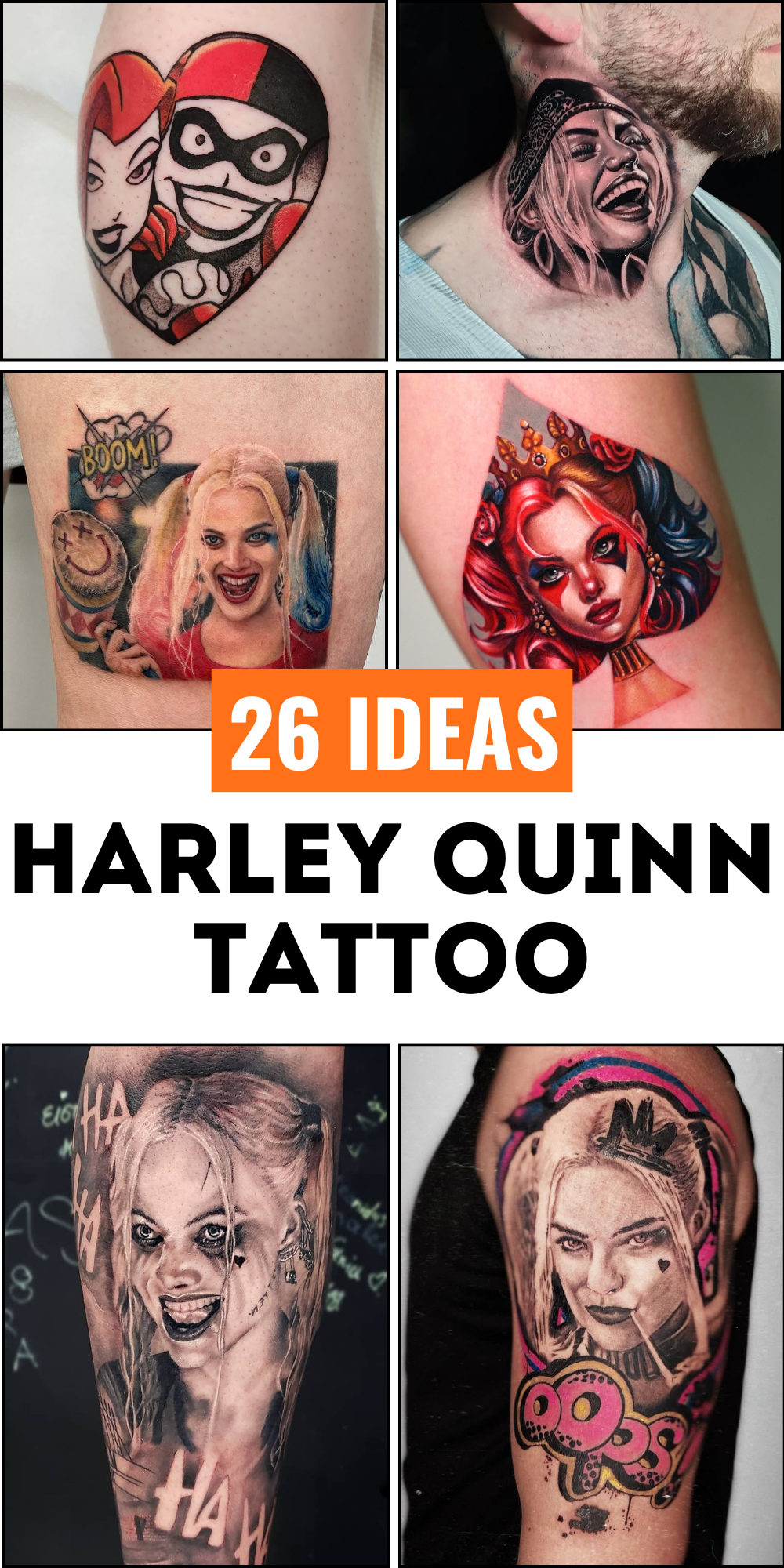 26 Harley Quinn Tattoo: Bold Designs, Iconic Meanings, and Creative Ideas