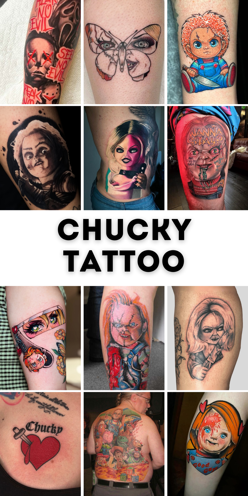 25 Chucky Tattoo Designs That Bring Horror Icons to Life