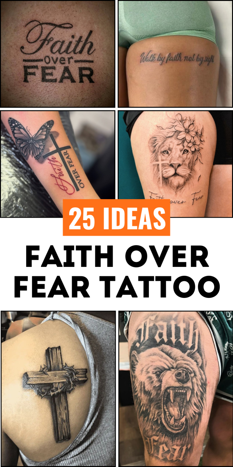 25 Faith Over Fear Tattoo Designs That Inspire Strength and Courage