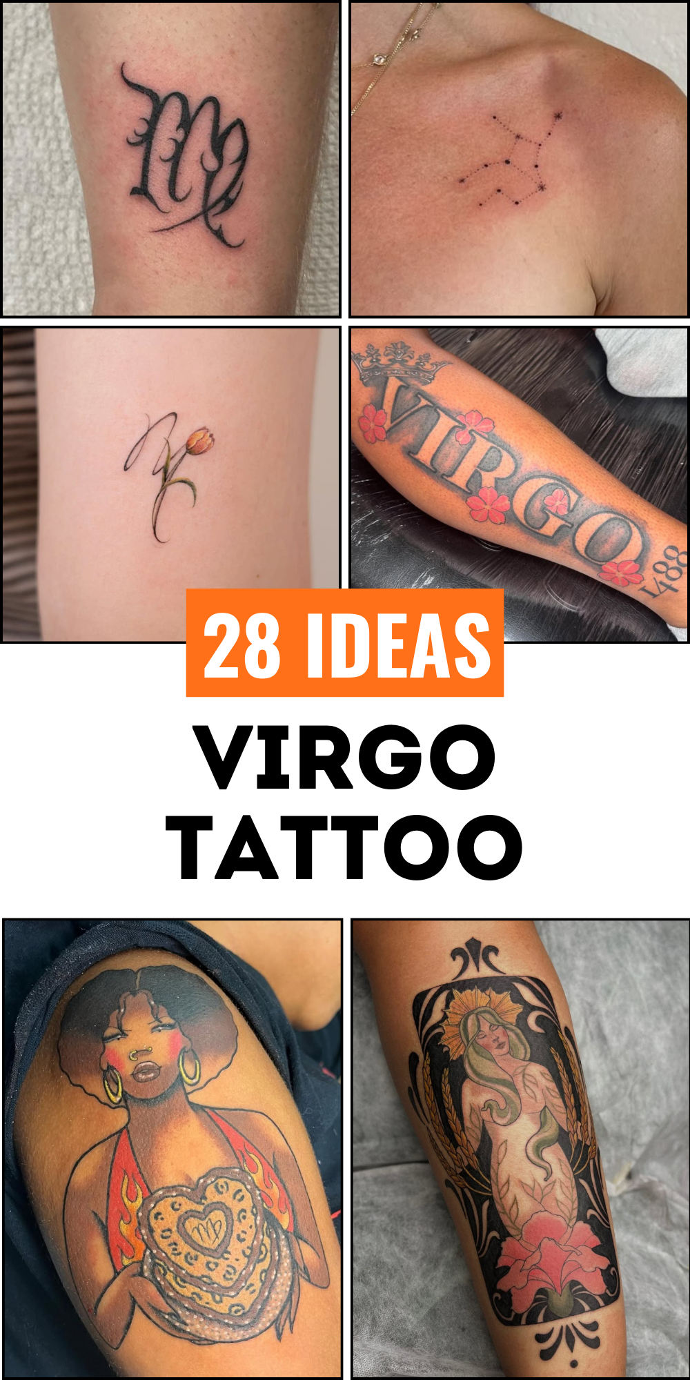 Virgo Tattoo 28 Ideas: Meaningful Designs for Every Style