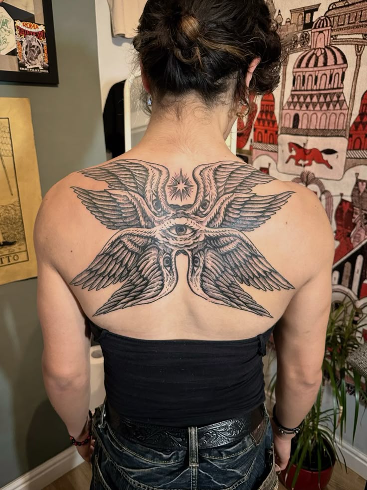 28 Seraphim Tattoo Ideas: Sacred Wings, Watchful Eyes, and Sharp Lines