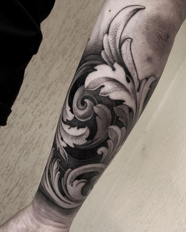27 Filigree Tattoo Ideas: Baroque Scrollwork That Moves With the Body