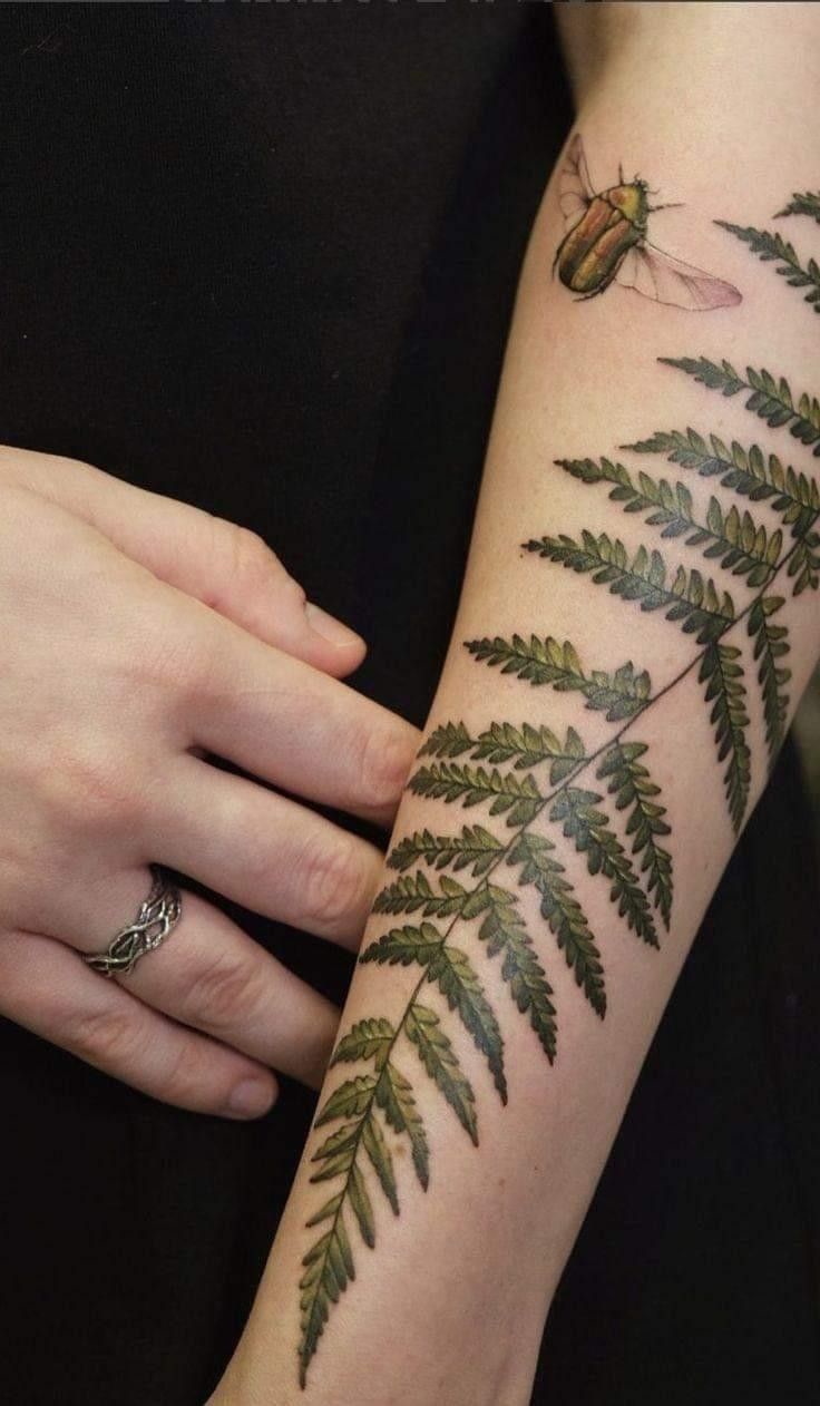 29 Fern Tattoo Ideas: Nature’s Most Elegant Lines, From Shoulder Fronds to Hip Vines
