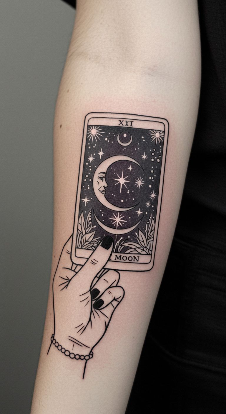 29 Tarot Card Tattoo Ideas: From The Fool to Death, Symbols with Style