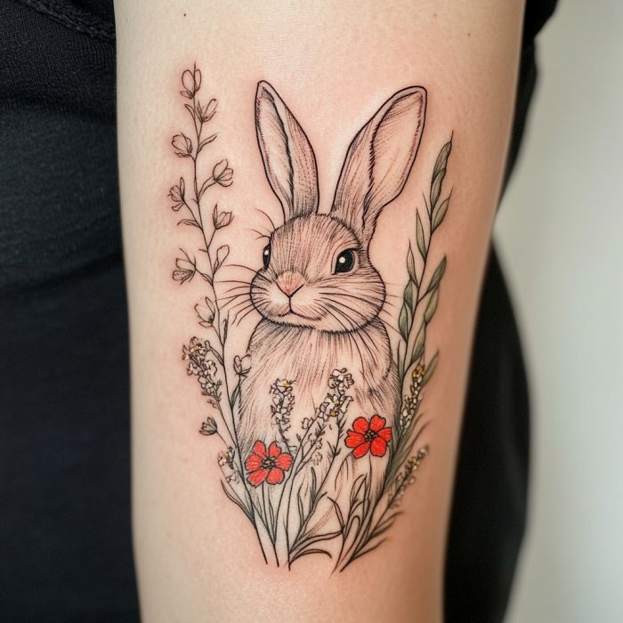 32 Rabbit Tattoo Ideas: from whisper-fine bunnies to mythic hares