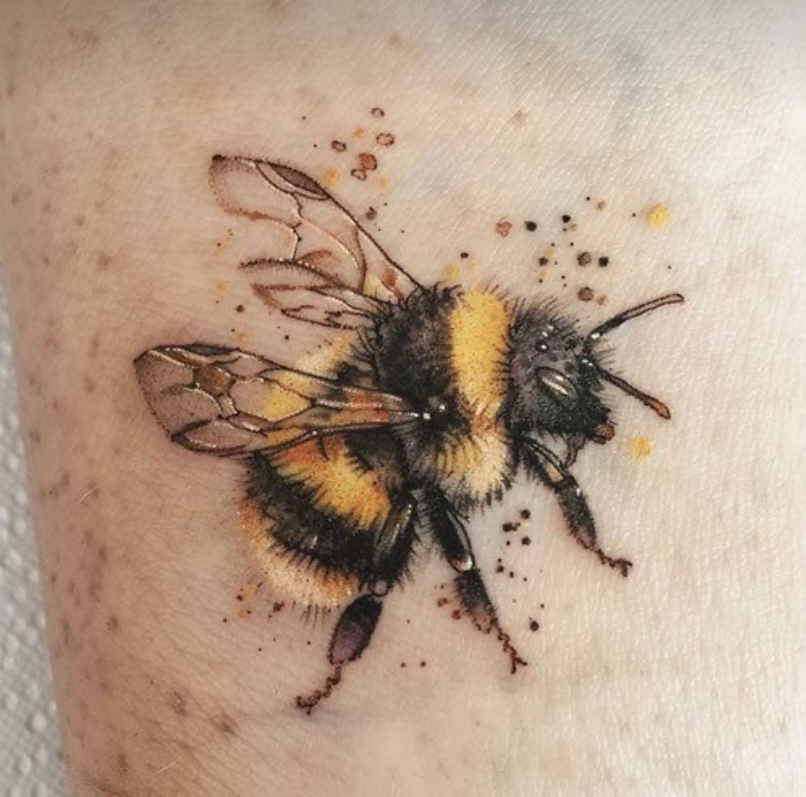 27 Bumble Bee Tattoo Ideas: From Fine-Line Minis to Fuzzy Realism