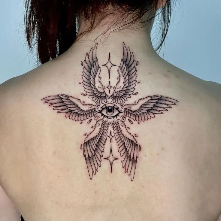 28 Seraphim Tattoo Ideas: Sacred Wings, Watchful Eyes, and Sharp Lines