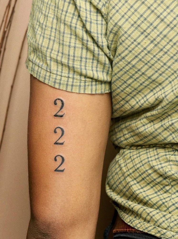31 Ideas 222 Tattoo: Meanings, Fonts, and Placements You’ll Actually Want