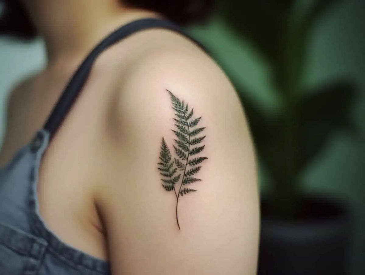 29 Fern Tattoo Ideas: Nature’s Most Elegant Lines, From Shoulder Fronds to Hip Vines
