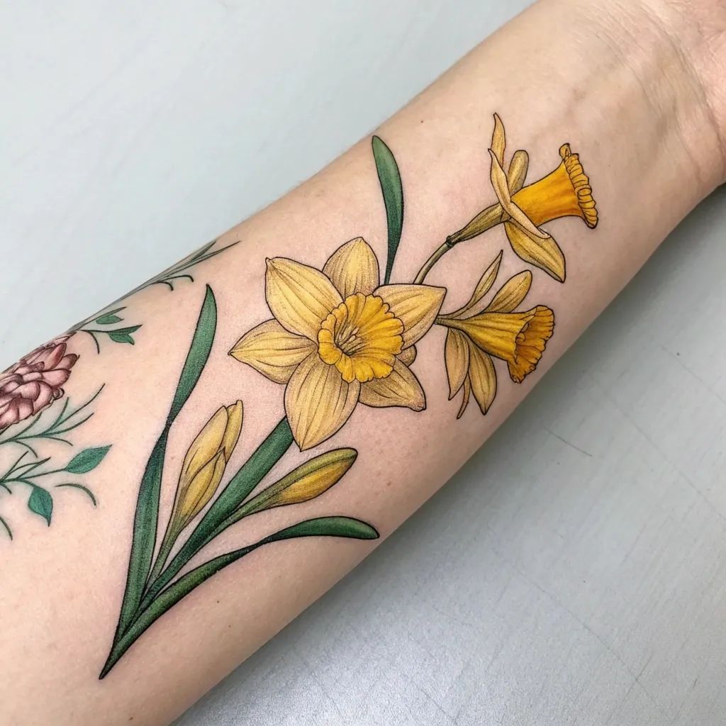 31 Narcissus Flower Tattoo Ideas: Delicate Designs Full of Meaning and Color