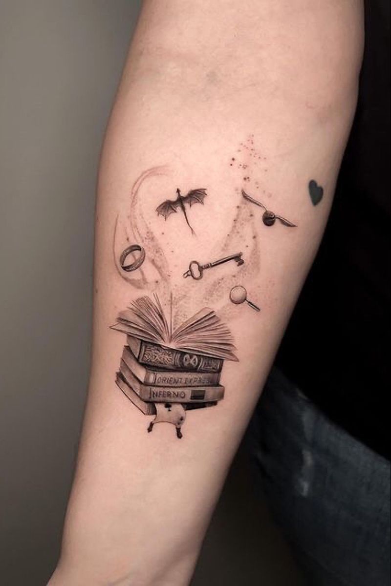 30 Book Tattoo Ideas: From Tiny Linework to Fantasy-Fueled Sleeves