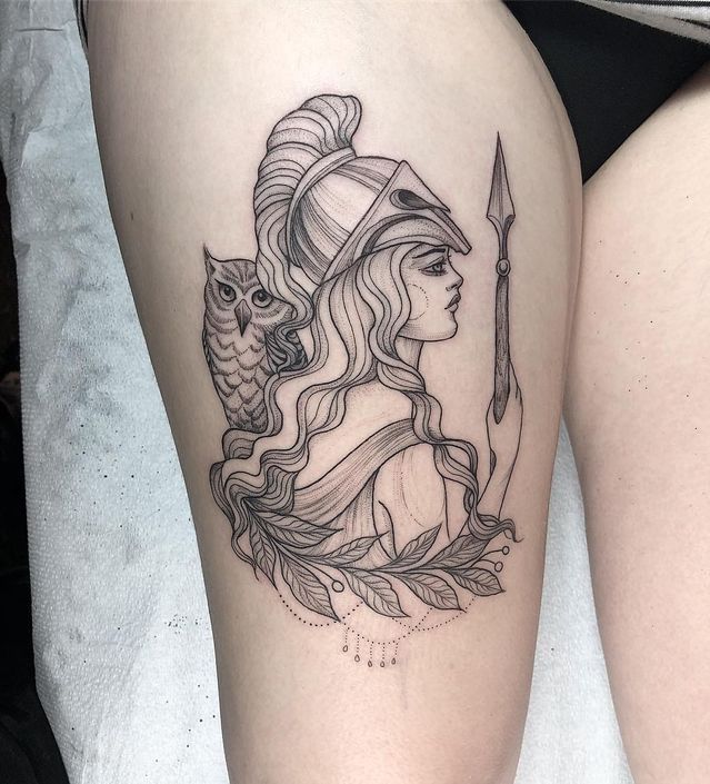 29 Athena Tattoo Ideas: Modern Ways to Wear an Ancient Goddess