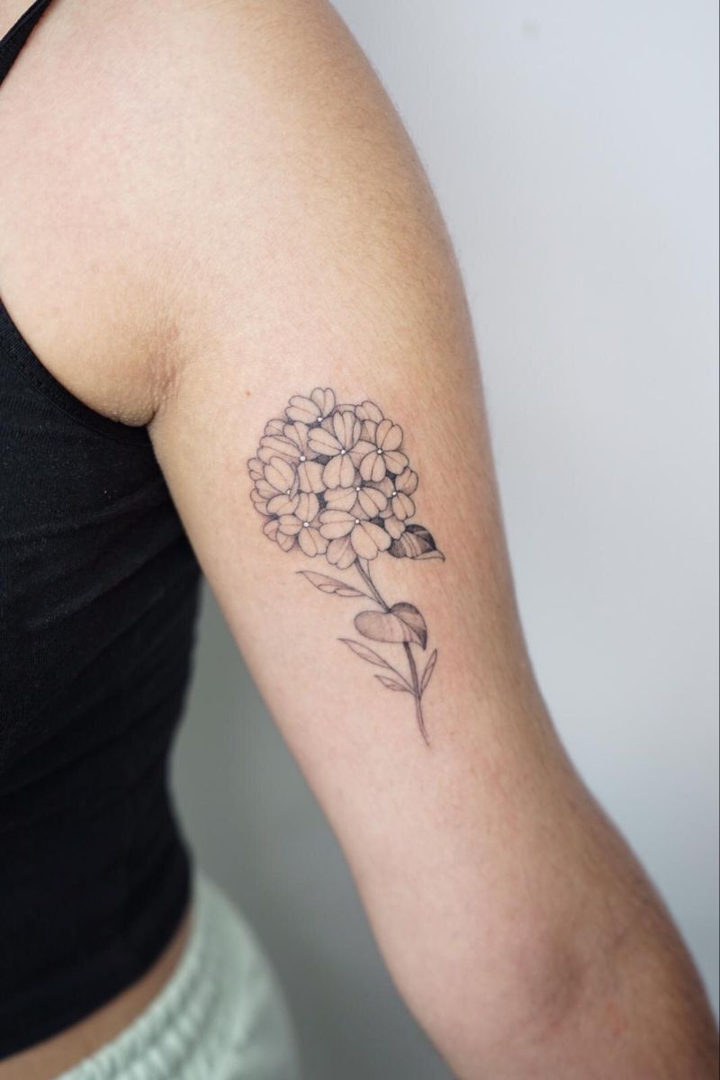 30 Hydrangea Tattoo Ideas: From Dainty Sprigs to Bold Sleeves