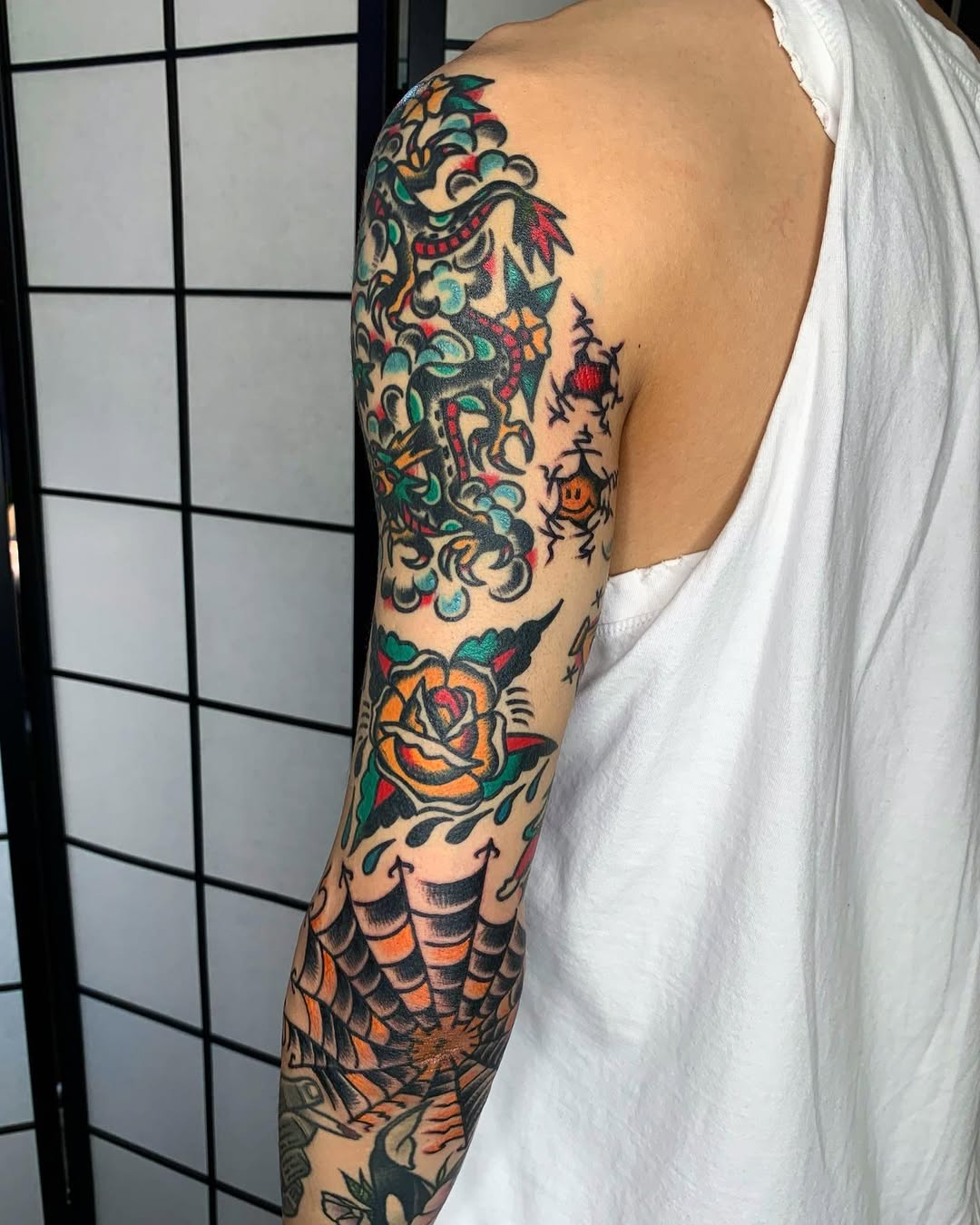 28 Traditional Tattoo Sleeve Ideas: Bold American, Black and Grey, Neo &#038; Japanese Designs for Every Style
