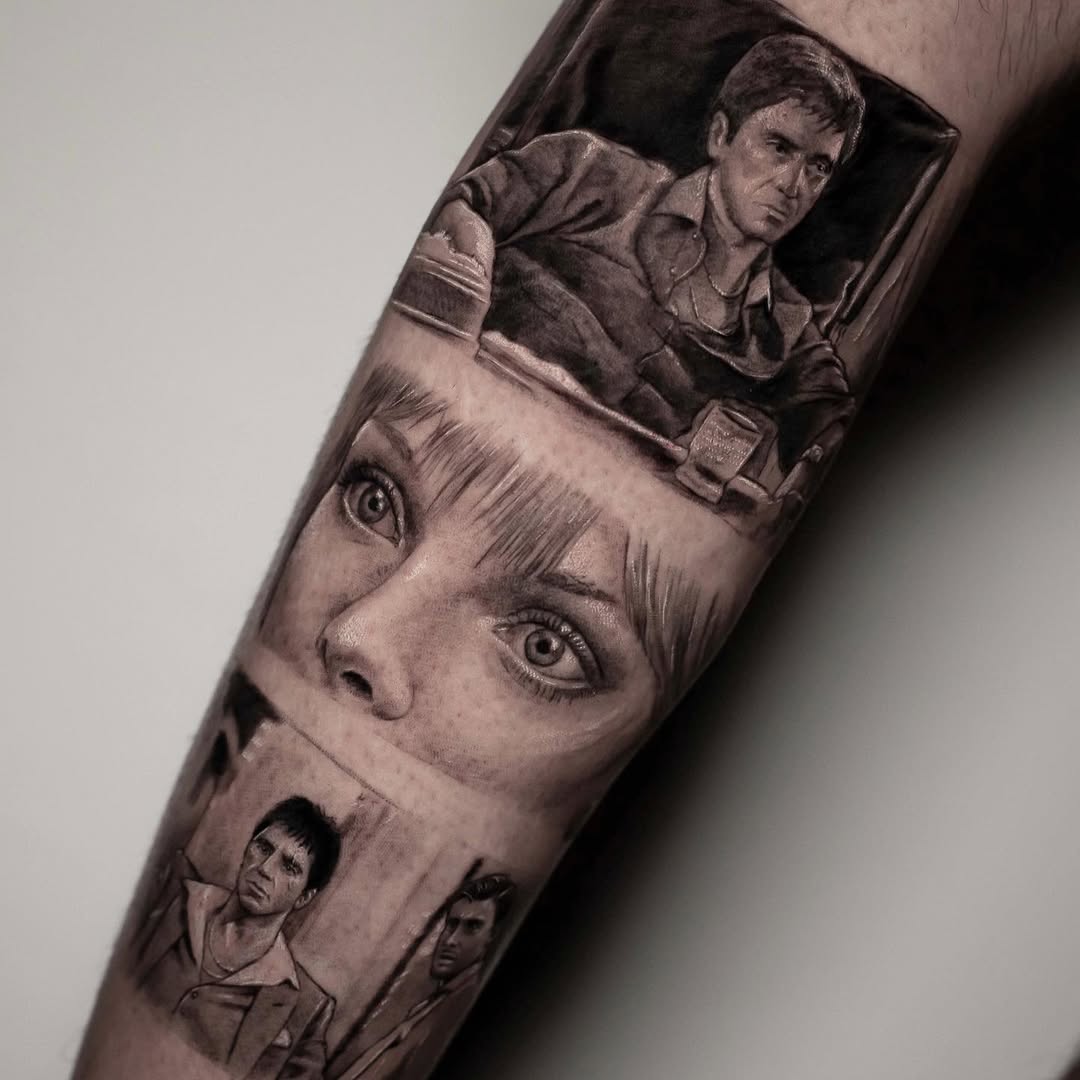 28 Scarface Tattoo Ideas: Turning Tony Montana Into Wearable Cinema