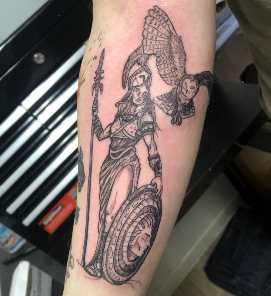 29 Athena Tattoo Ideas: Modern Ways to Wear an Ancient Goddess