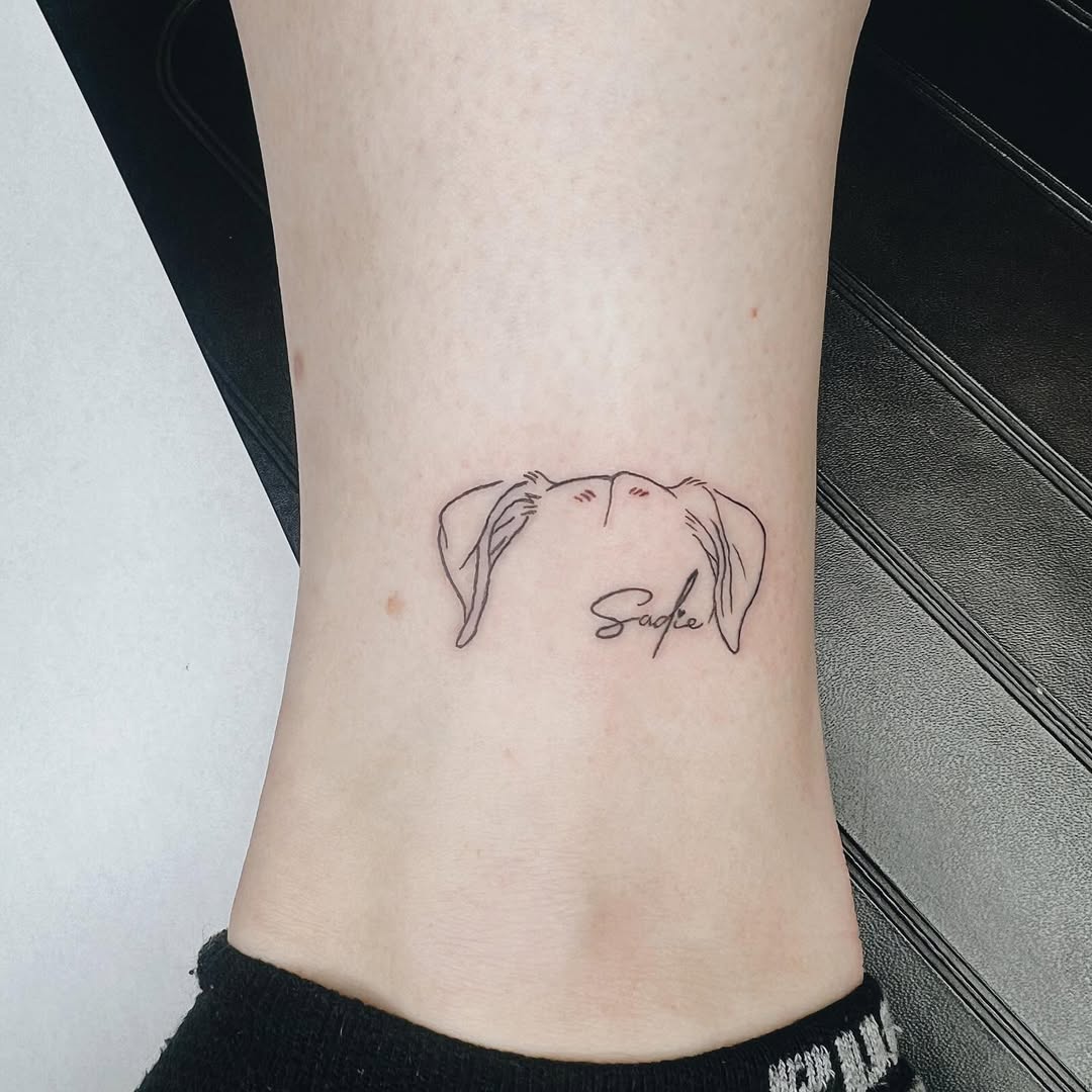 30 Heartfelt Dog Memorial Tattoo Ideas: Unique Paw Prints, Fine Line Portraits &#038; Tiny Tributes