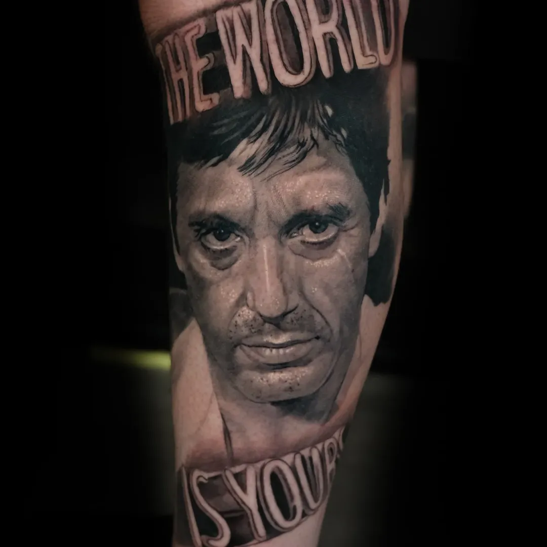 28 Scarface Tattoo Ideas: Turning Tony Montana Into Wearable Cinema