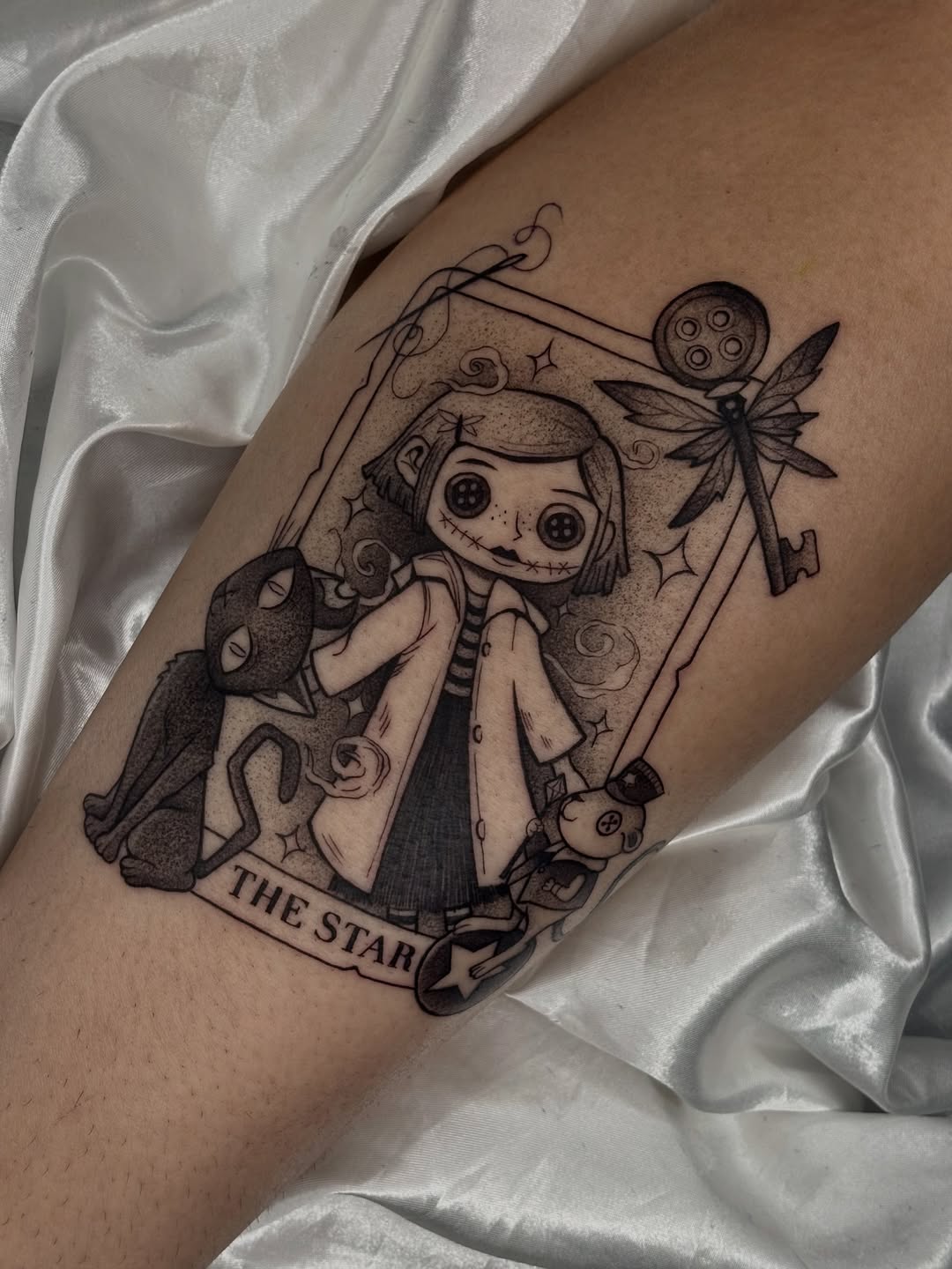 30 Coraline Tattoo Ideas: From Button-Eyed Whimsy to Dark Fairytale Ink
