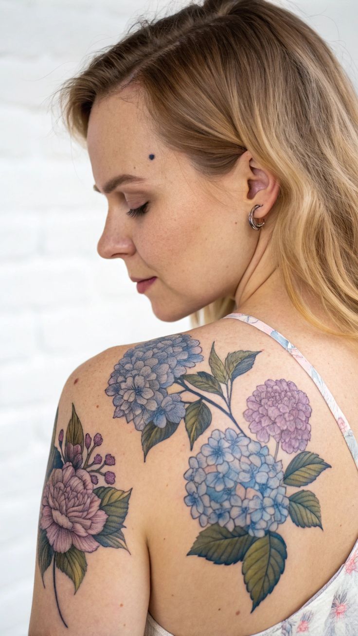 30 Hydrangea Tattoo Ideas: From Dainty Sprigs to Bold Sleeves