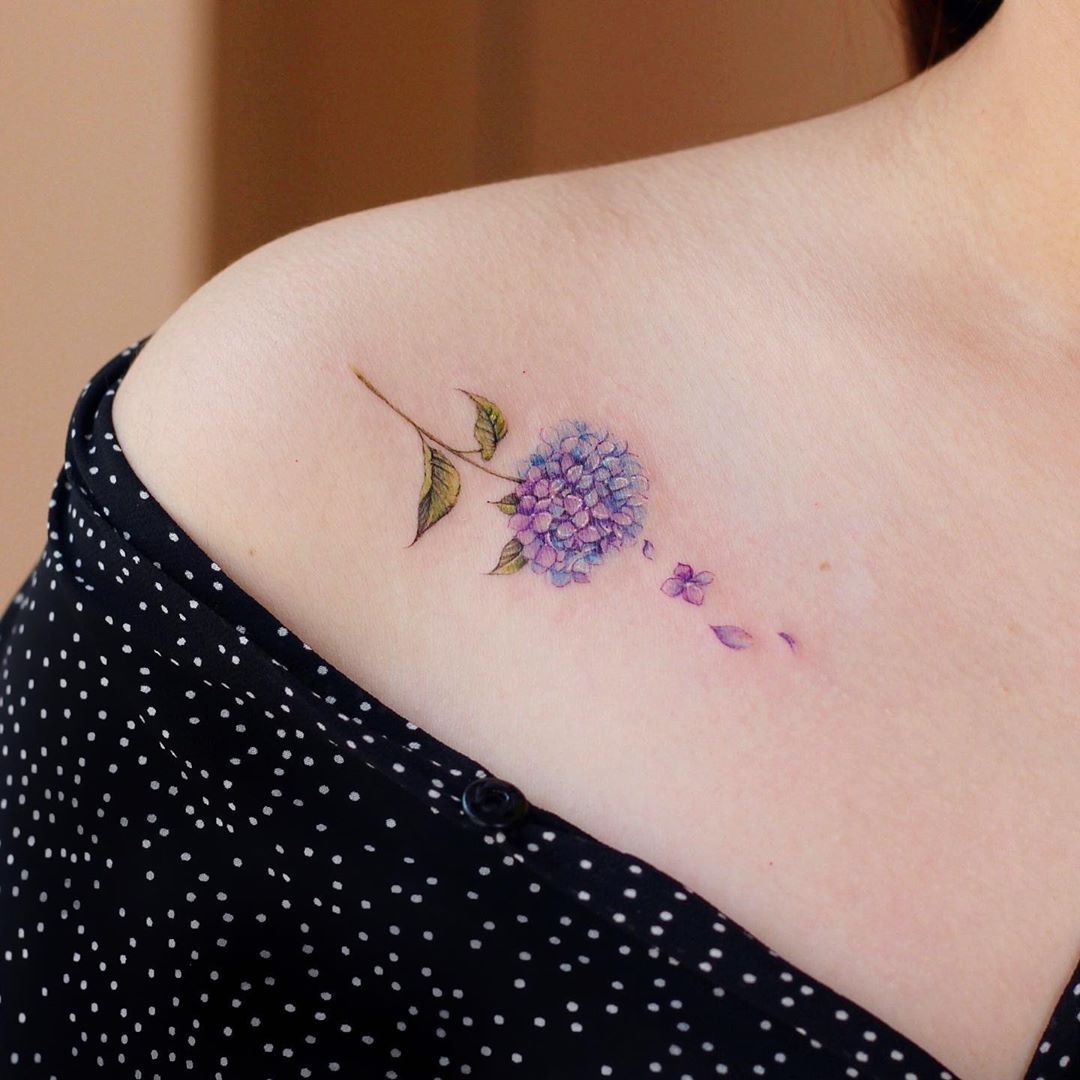 30 Hydrangea Tattoo Ideas: From Dainty Sprigs to Bold Sleeves