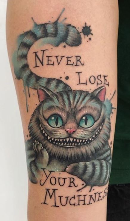 29 Cheshire Cat Tattoo Ideas: From Whimsical Grins to Dark Wonderland Symbolism