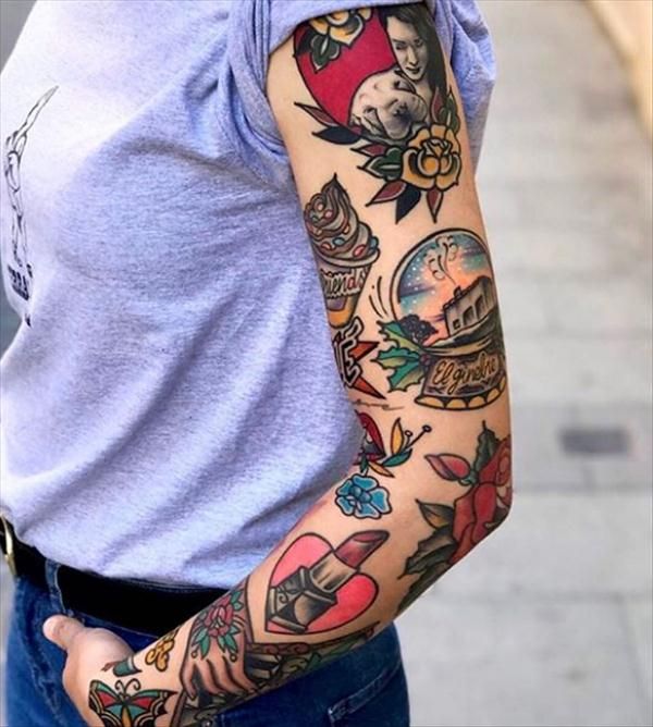 30 Old School Tattoo Ideas: Bold Traditional Sleeve Designs for Men and Women
