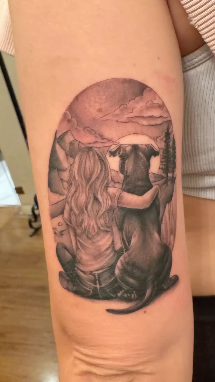 30 Heartfelt Dog Memorial Tattoo Ideas: Unique Paw Prints, Fine Line Portraits &#038; Tiny Tributes