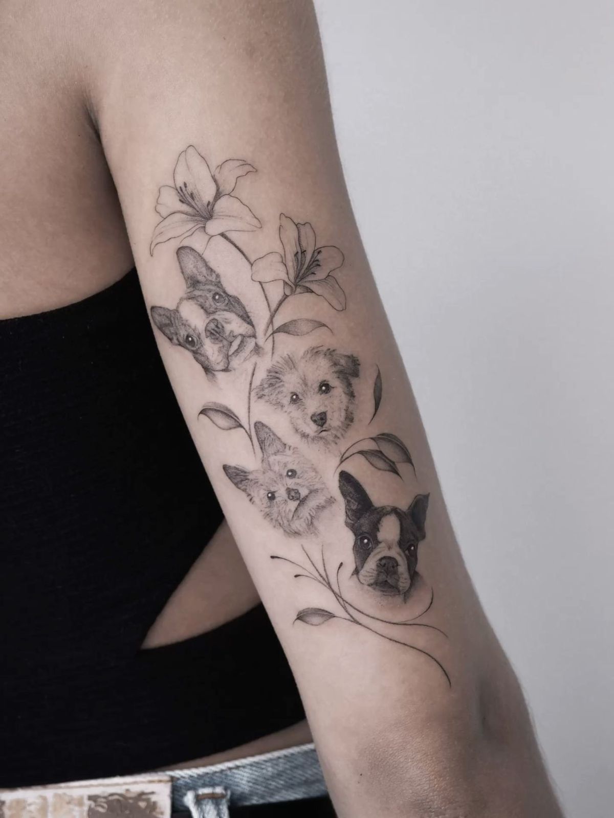 30 Heartfelt Dog Memorial Tattoo Ideas: Unique Paw Prints, Fine Line Portraits &#038; Tiny Tributes