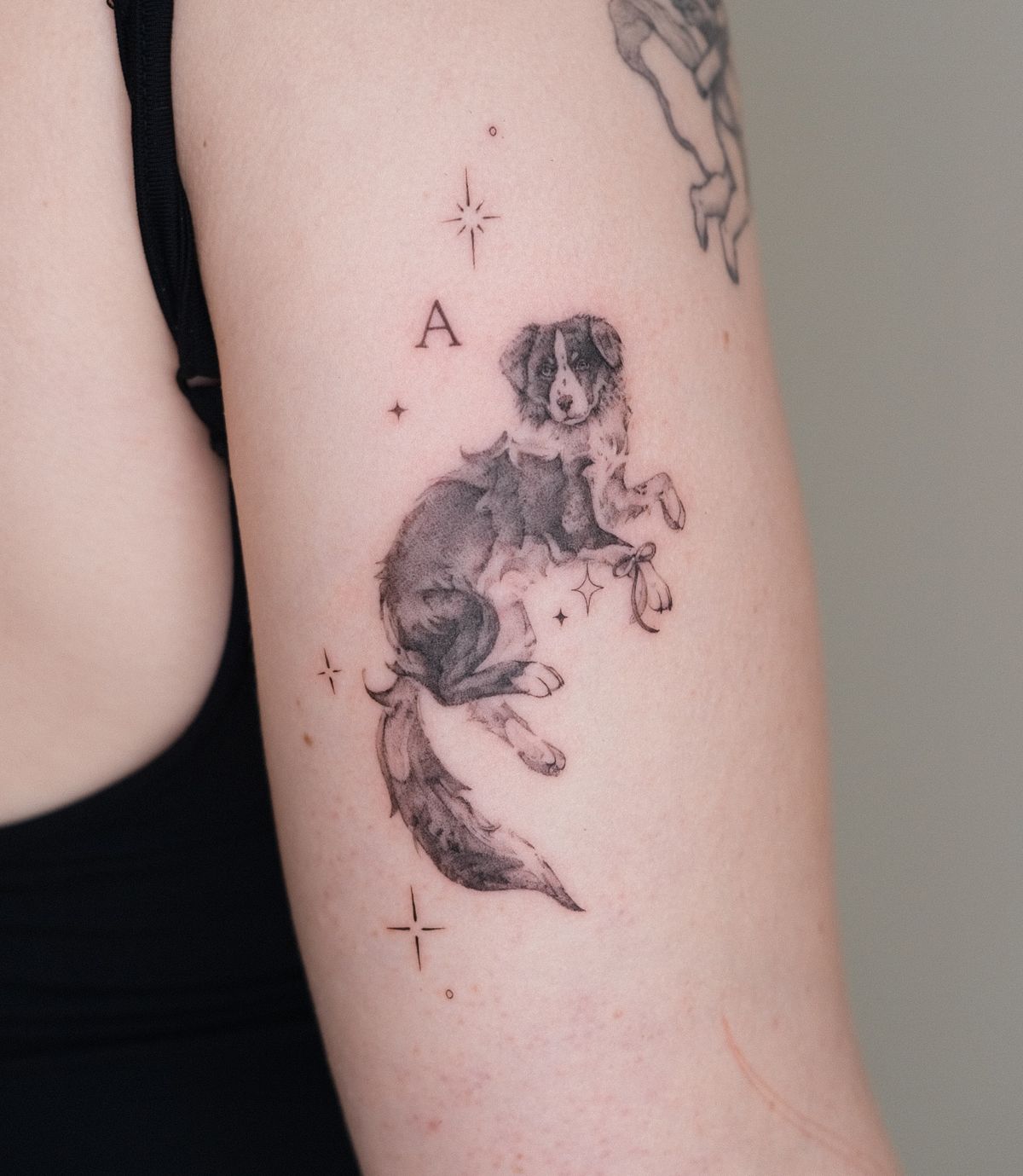 30 Heartfelt Dog Memorial Tattoo Ideas: Unique Paw Prints, Fine Line Portraits &#038; Tiny Tributes