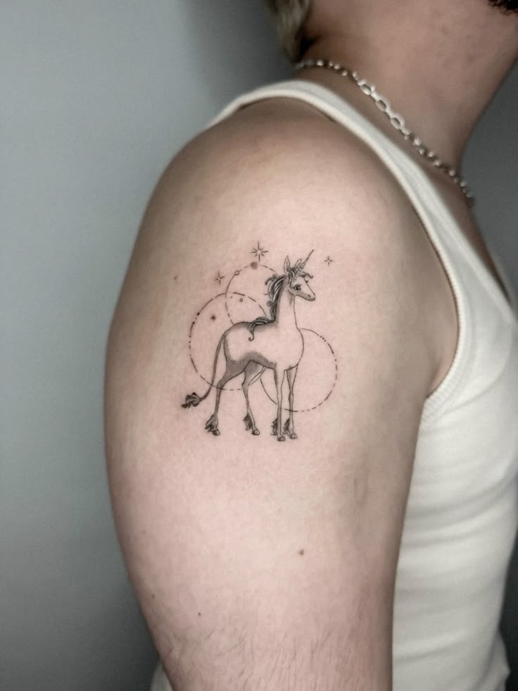 28 Unicorn Tattoo Ideas: From Fine Line Magic to Rainbow Dreams
