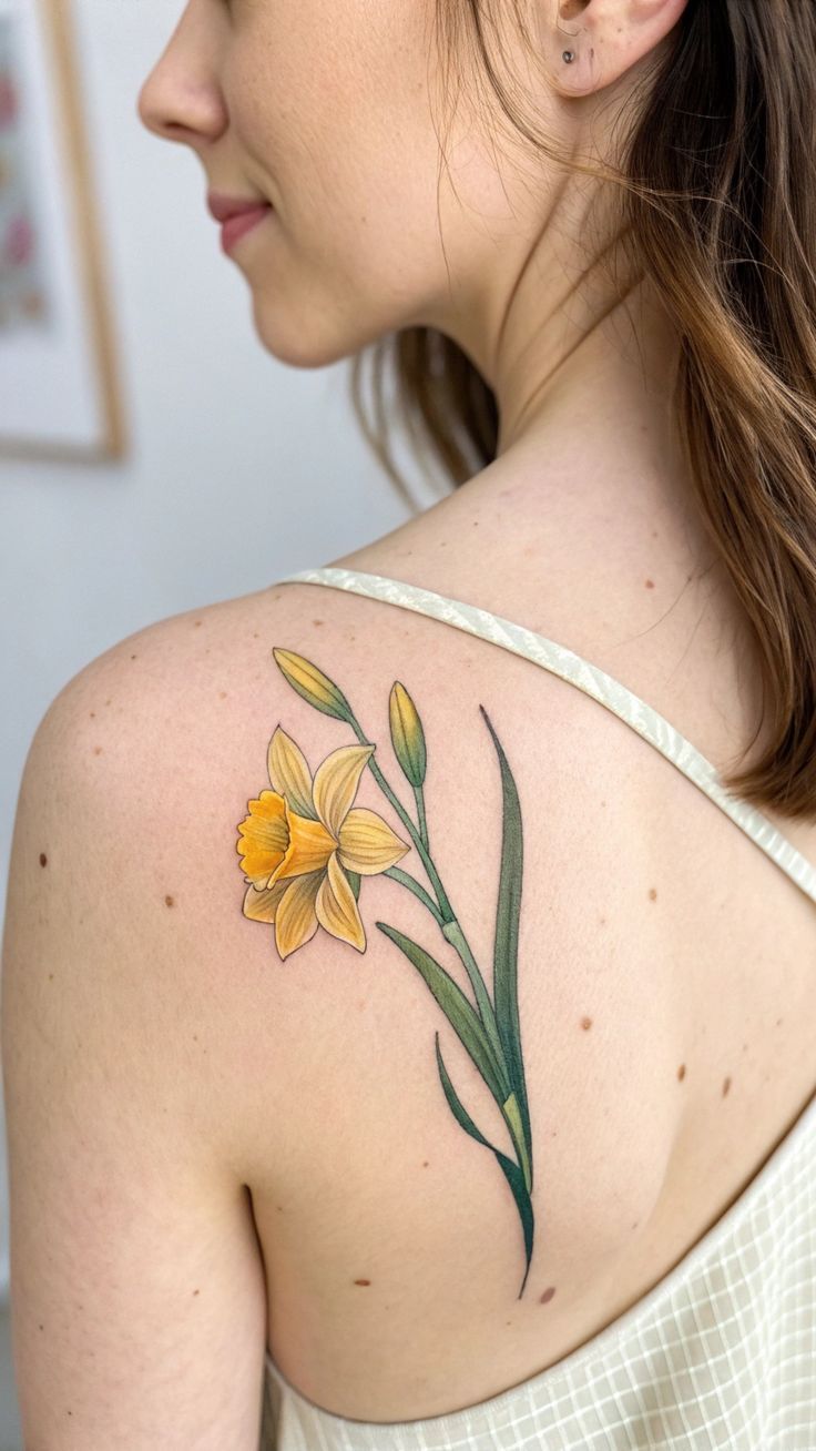 31 Narcissus Flower Tattoo Ideas: Delicate Designs Full of Meaning and Color