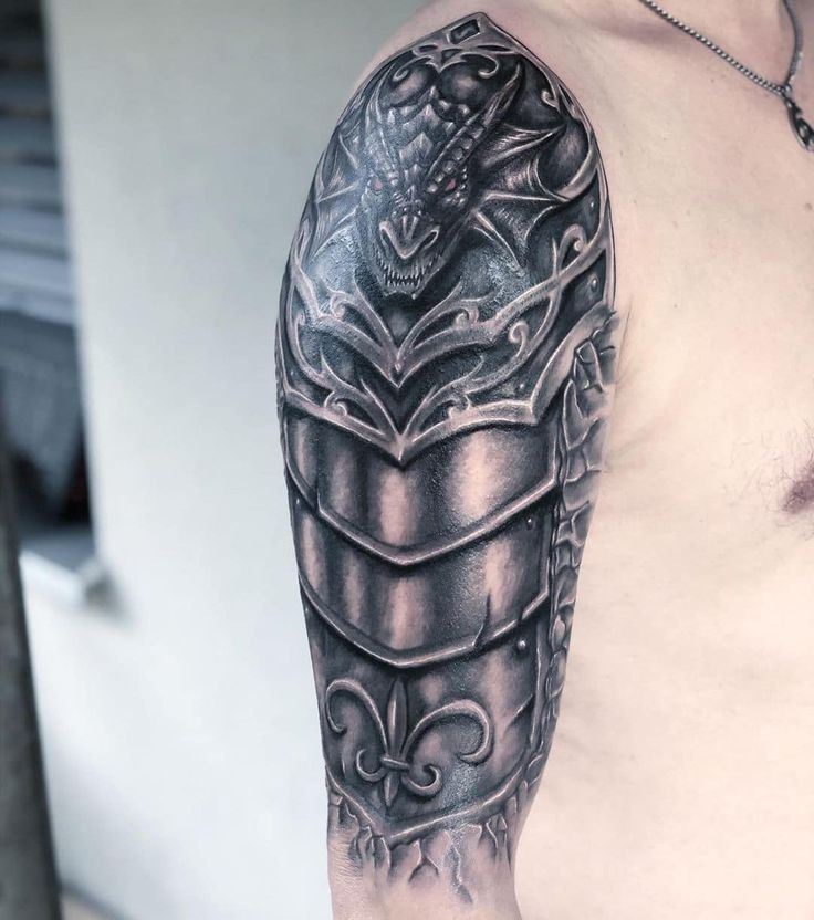 29 Armor Tattoo Ideas for Men: Medieval, Roman, and Warrior-Inspired Designs
