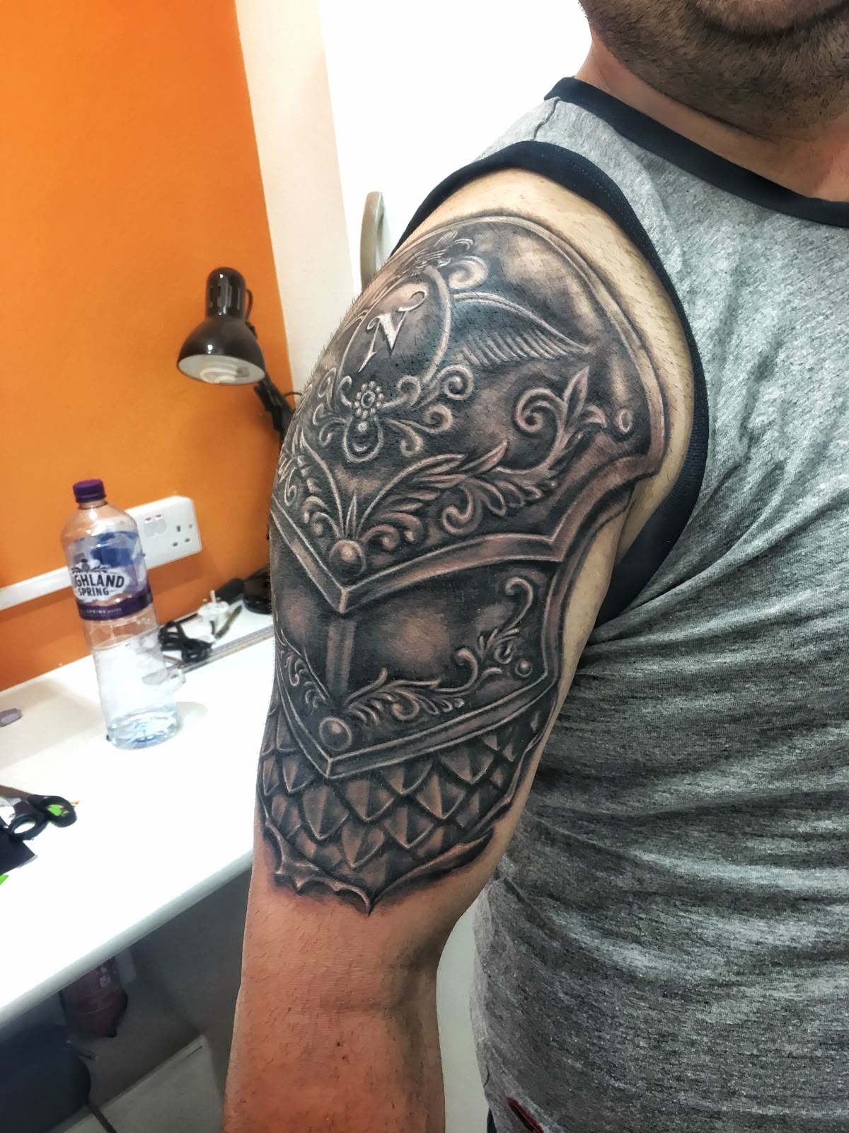 29 Armor Tattoo Ideas for Men: Medieval, Roman, and Warrior-Inspired Designs